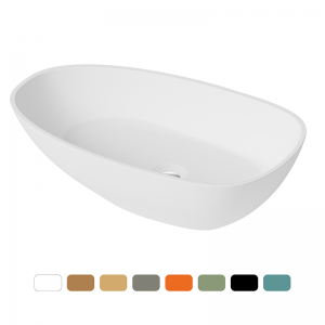 Egg-Shaped Countertop Basin - GA6761